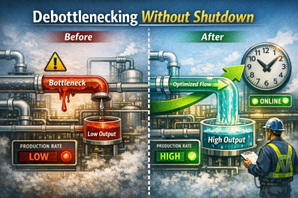 Debottlenecking Without a Shutdown: Increasing Capacity While Staying Online